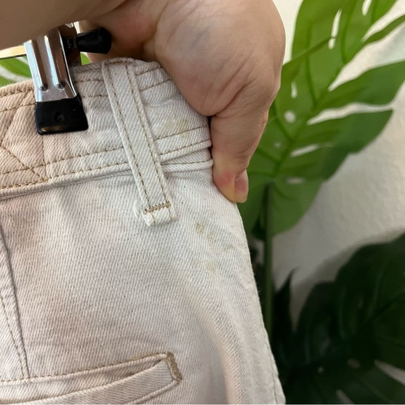 🤍 We The Free Twenty-Nine Ivory Utility Pants Sz 29 | High Rise Straight Leg - Picture 7 of 10